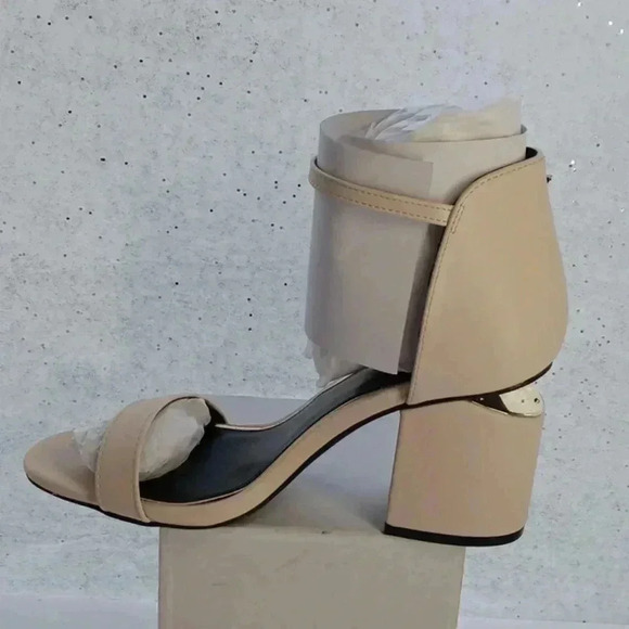 Qupid heeled ankle strap sandals - Picture 2 of 10